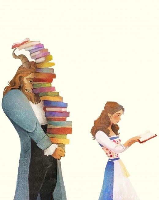 The Beauty And The Beast Reading New Paint By Numbers.jpg