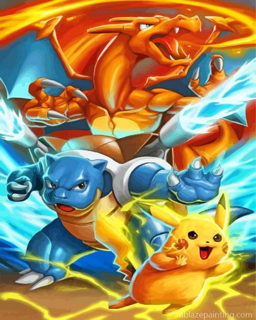 Pikachu And Charizard Paint By Numbers.jpg