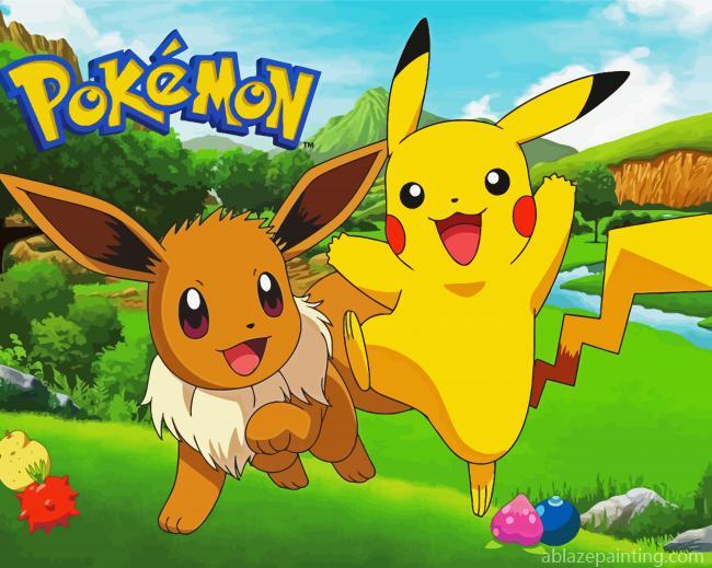 Pikatchu And Eevee Paint By Numbers.jpg