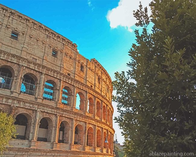 The Beautiful Colosseum Rome Italy New Paint By Numbers.jpg