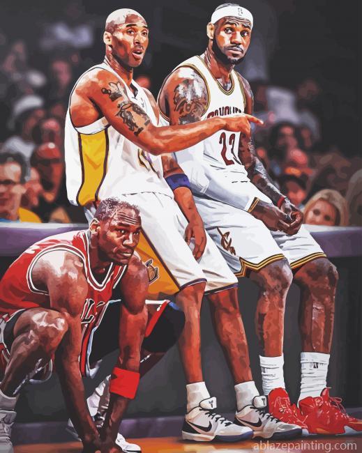 Michael Jordan Kobe Bryant Lebron James New Paint By Numbers.jpg
