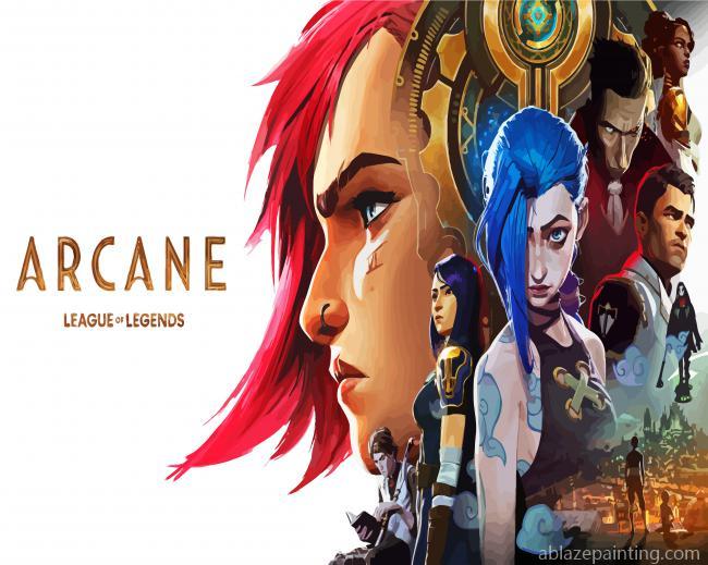 League Of Legends Arcane Poster Paint By Numbers.jpg