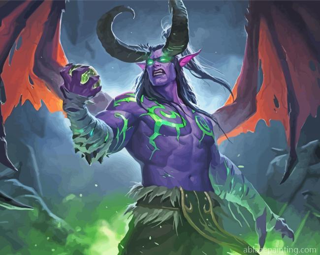 Scary Illidan Stormrage Character Paint By Numbers.jpg
