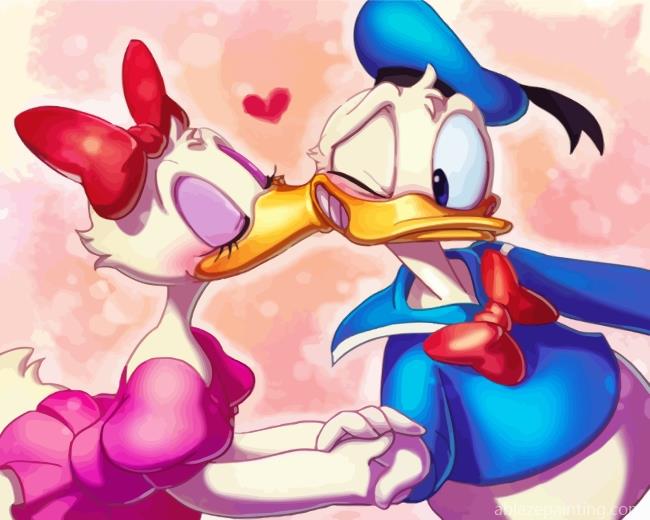 Donald And Daisy Duck Paint By Numbers.jpg