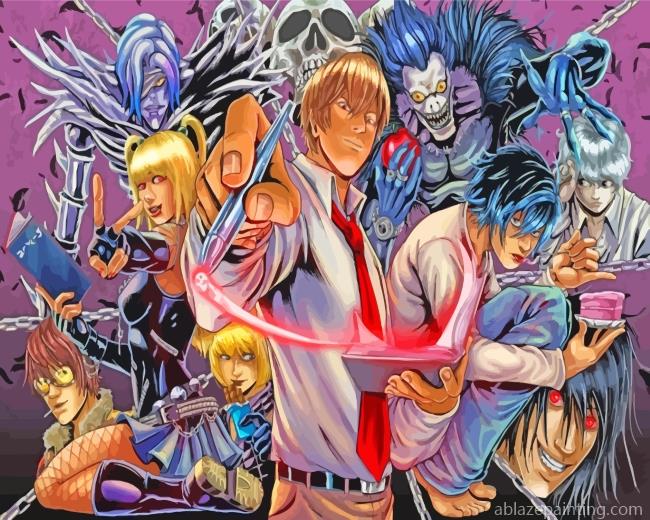 Death Note Anime Characters Paint By Numbers.jpg