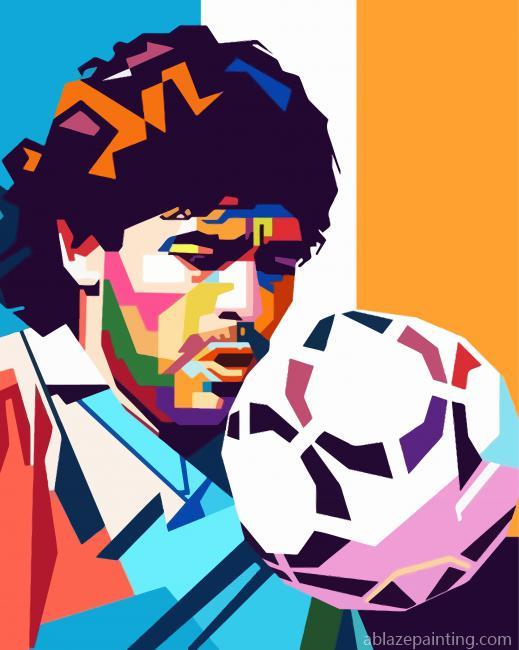 Diego Maradona Pop Art Paint By Numbers.jpg
