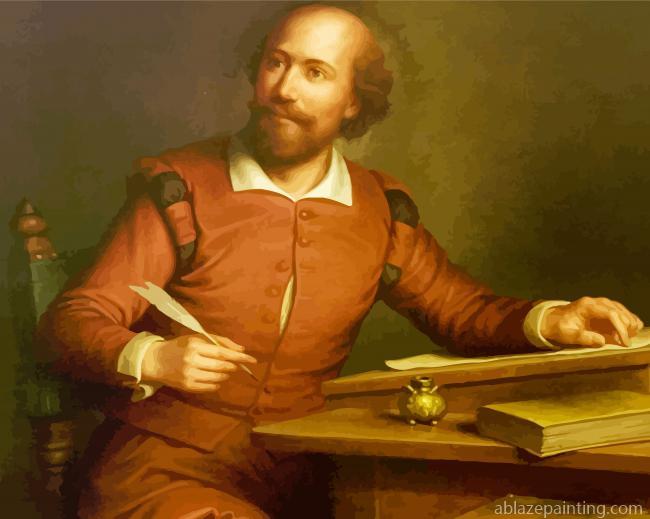William Shakespeare Playwright Paint By Numbers.jpg