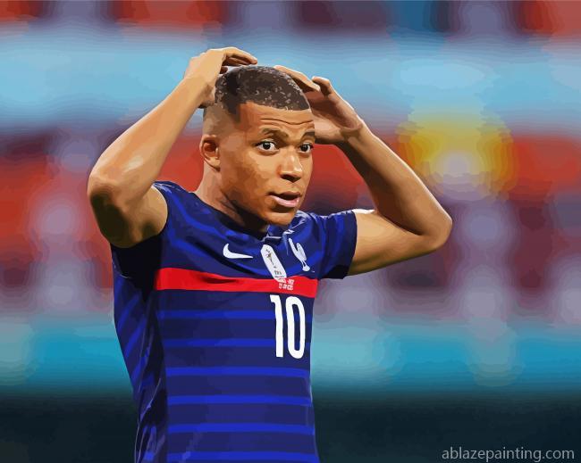 French Kylian Mbappé Paint By Numbers.jpg