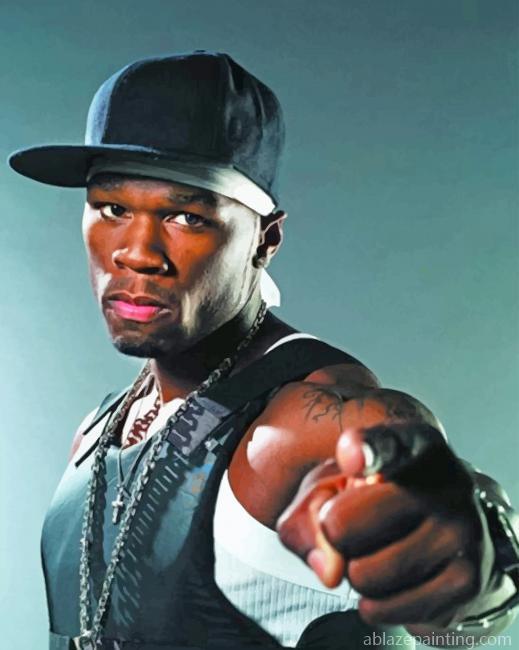 50 Cent American Rapper New Paint By Numbers.jpg