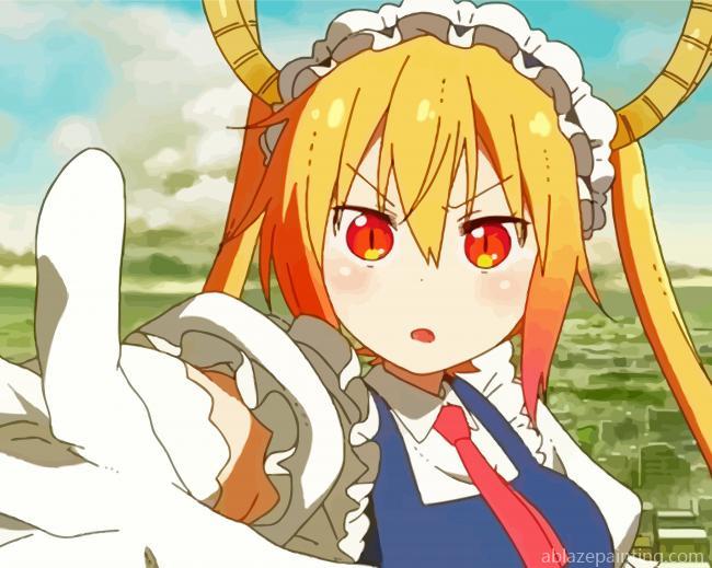 Miss Kobayashis Dragon Maid Character Paint By Numbers.jpg