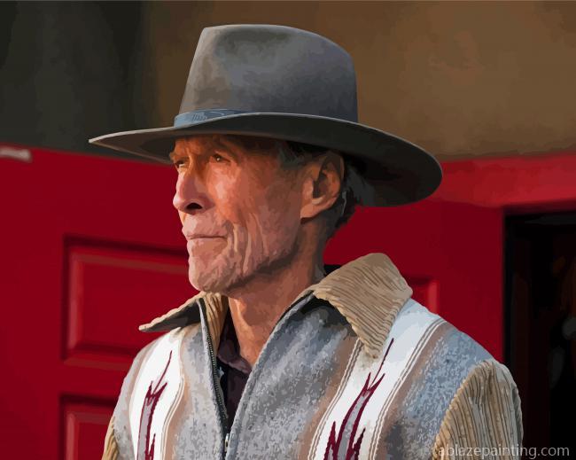 Clint Eastwood With Sunhat Paint By Numbers.jpg
