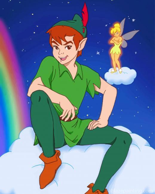 Peter Pan And Tinkerbell Paint By Numbers.jpg