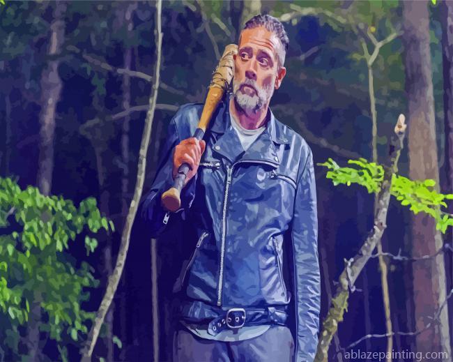 Negan In Forest Paint By Numbers.jpg