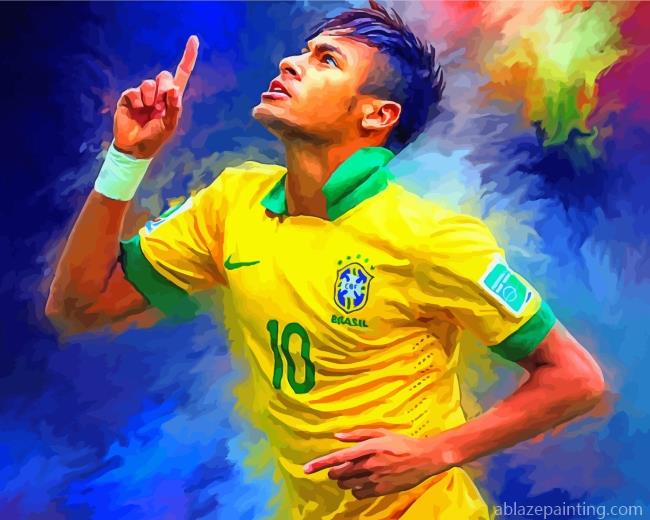 Brazilian Player Neymar Paint By Numbers.jpg