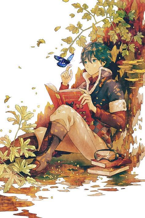 Anime Boy Under Tree Paint By Numbers.jpg