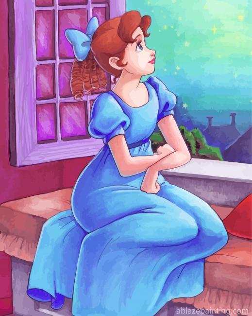 Wendy Darling Waiting For Peter Paint By Numbers.jpg