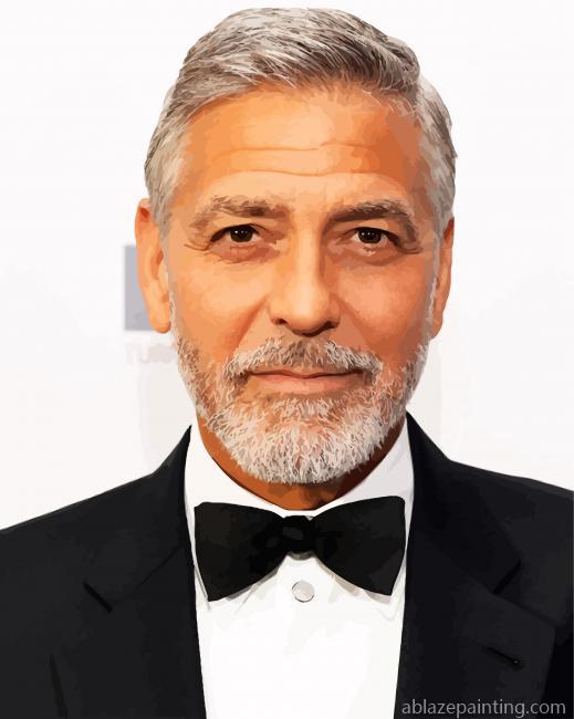 Classy George Clooney Paint By Numbers.jpg