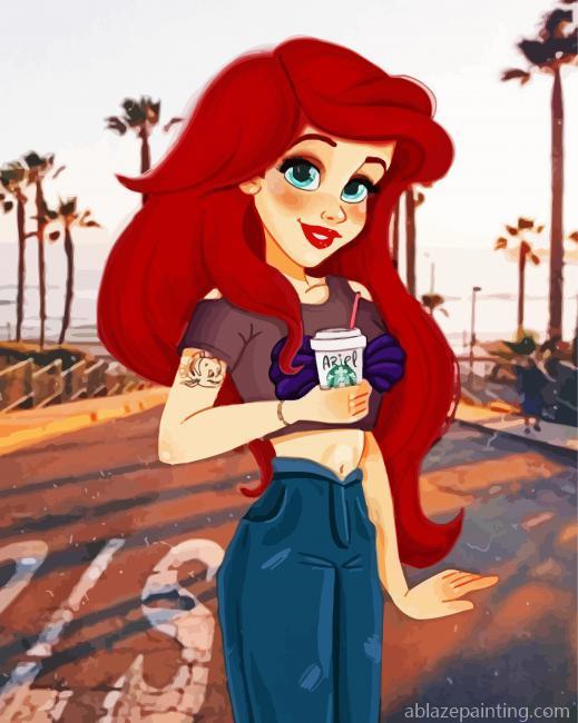 Modern Ariel Disney Paint By Numbers.jpg