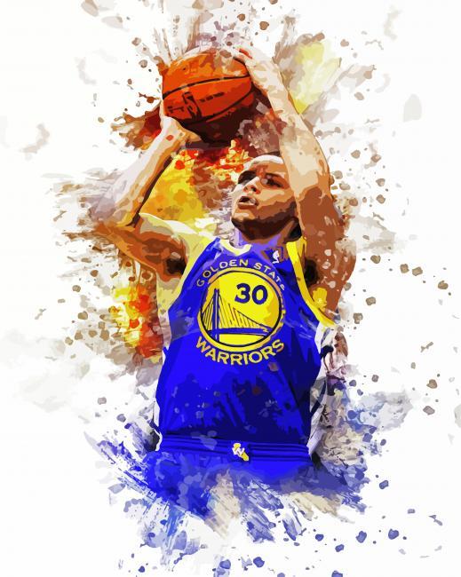 Stephen Curry Art Paint By Numbers.jpg