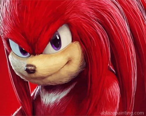 Knuckles The Echidna Paint By Numbers.jpg