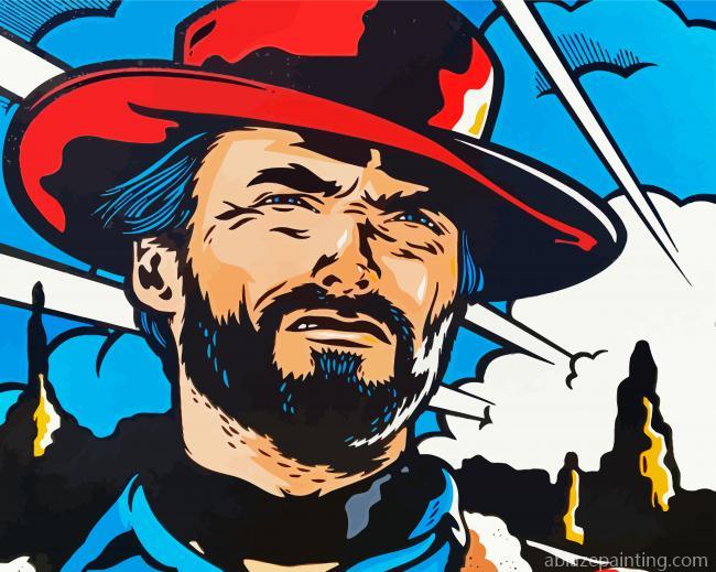 Pop Art Clint Eastwood Paint By Numbers.jpg