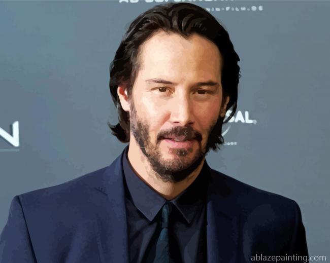 Keanu Reeves Canadian Actor Paint By Numbers.jpg