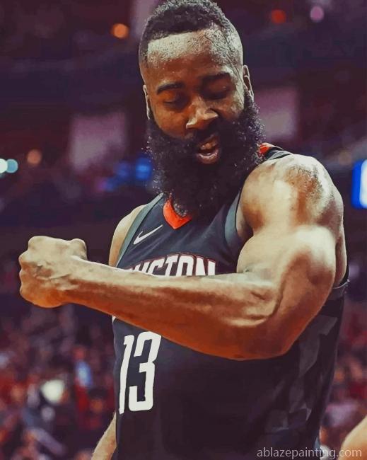 American Player James Harden New Paint By Numbers.jpg