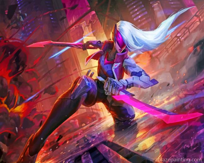 Katarina League Of Legends Paint By Numbers.jpg