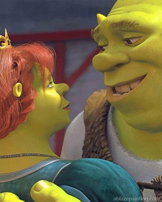 The Perfect Couple Shrek And Fiona New Paint By Numbers.jpg