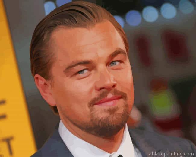 The Gorgeous Man Leonardo Dicaprio New Paint By Numbers.jpg