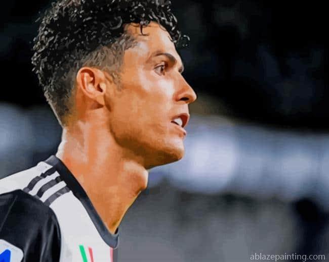 Juventus Footballer Cristiano Ronaldo New Paint By Numbers.jpg