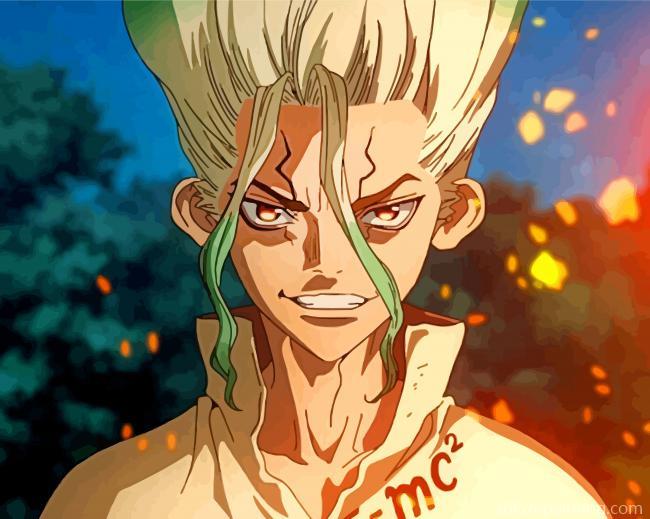 Dr Stone Ishigami Paint By Numbers.jpg