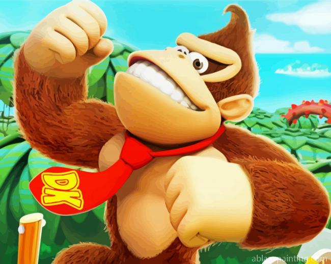 Donkey Kong Ape Paint By Numbers.jpg