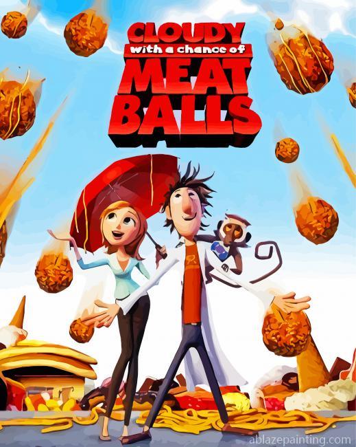 Cloudy With A Chance Of Meatballs Poster Paint By Numbers.jpg