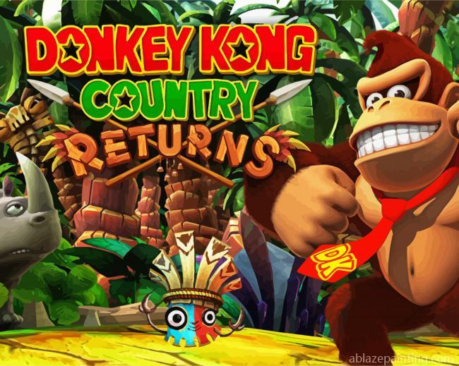 Donkey Kong Game Poster Paint By Numbers.jpg
