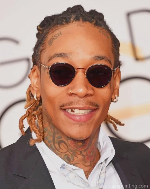 The Famous Rapper Wiz Khalifa New Paint By Numbers.jpg