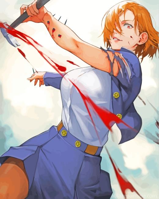 Nobara Kugisaki Jujutsu Anime Paint By Numbers.jpg