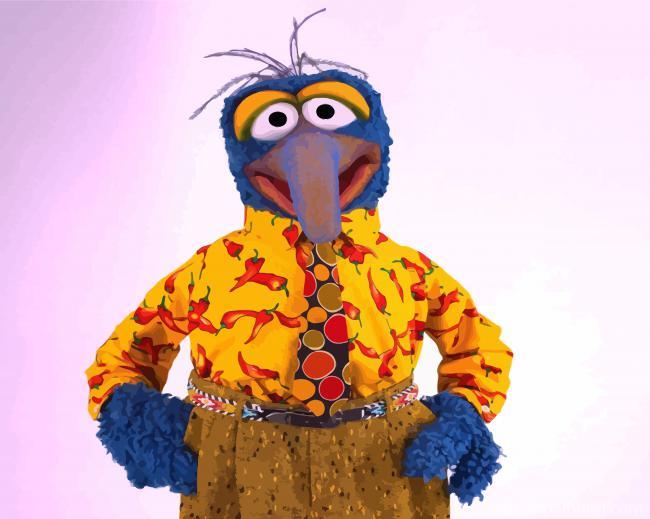 Gonzo Muppet Paint By Numbers.jpg