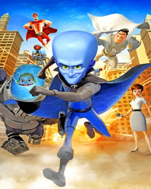 Megamind Movie Character Paint By Numbers.jpg