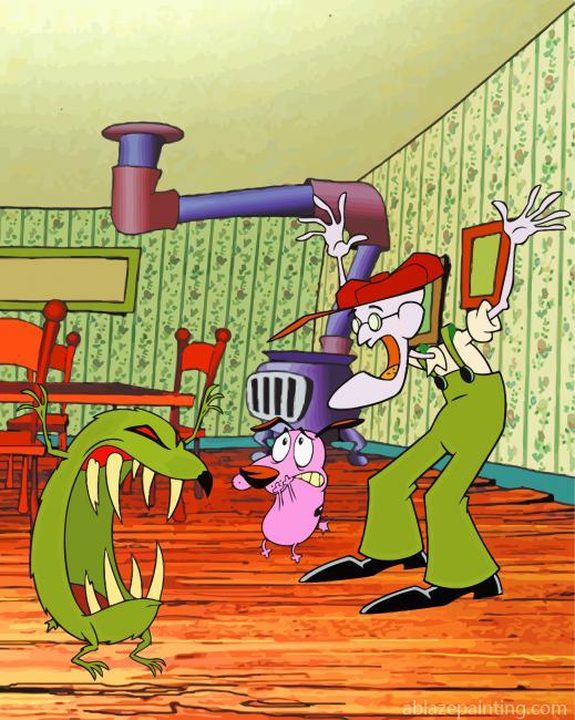 Courage The Cowardly Dog Eustace Bagge Paint By Numbers.jpg