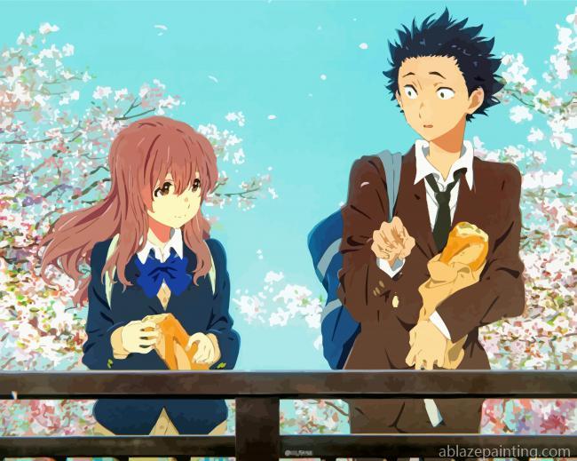 Ishida And Shoko A Silent Voice Paint By Numbers.jpg
