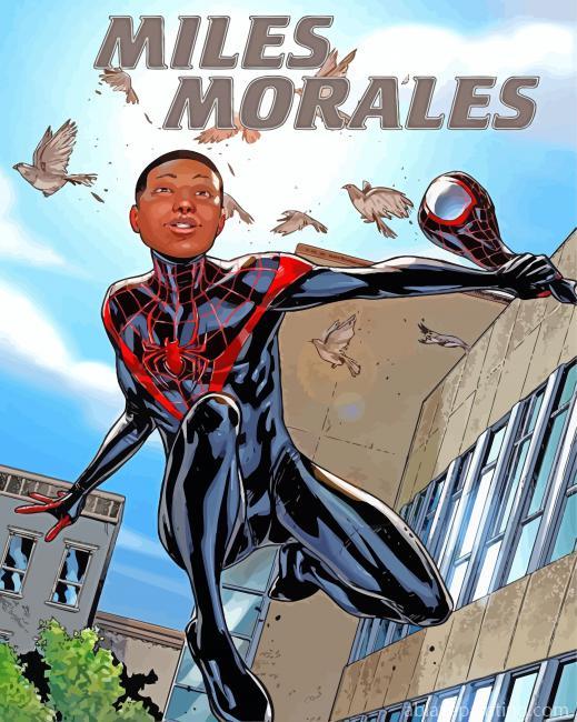 Miles Gonzalo Morales Superhero Paint By Numbers.jpg