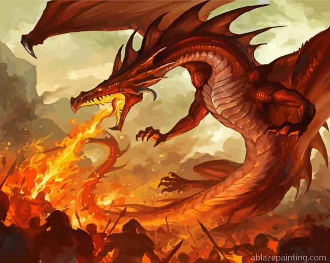 Dragon Breathing Fire Art Paint By Numbers.jpg