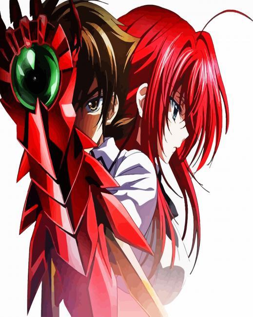 High School Dxd Anime Characters Paint By Numbers.jpg