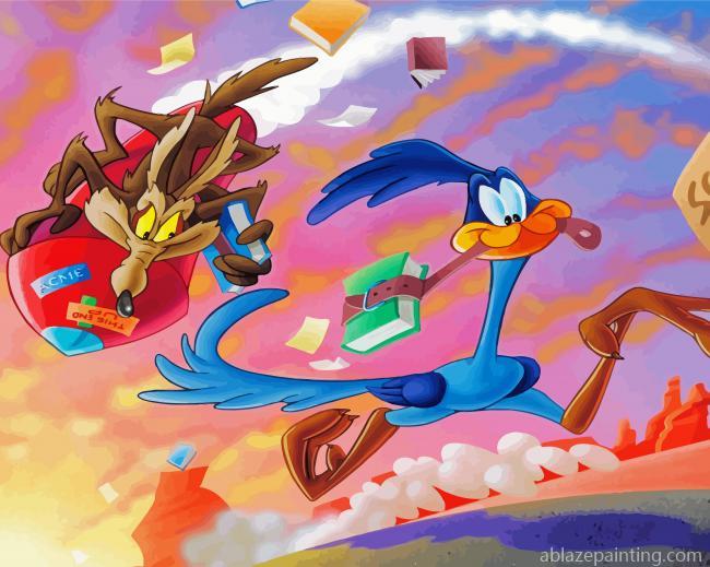 Wile E Coyote And The Road Runner Paint By Numbers.jpg