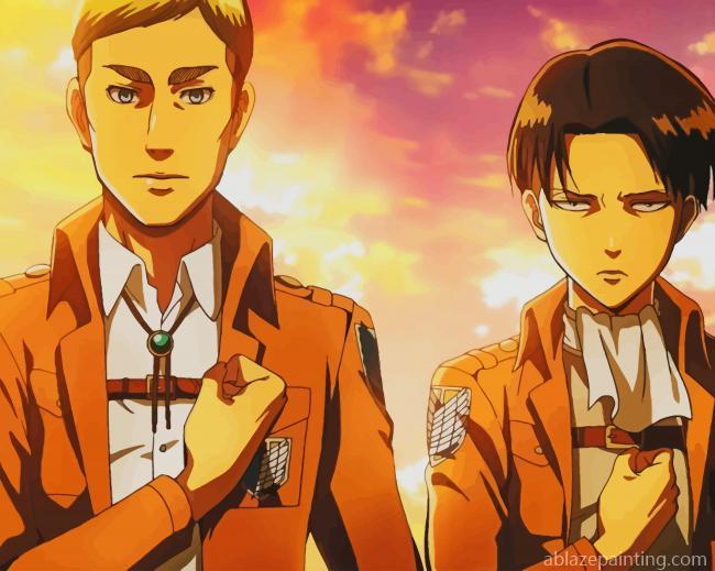 Attack On Titan Erwin Smith Levi Ackerman New Paint By Numbers.jpg