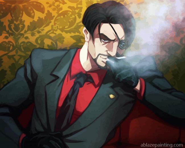 Classy Goro Majima Smoking Paint By Numbers.jpg