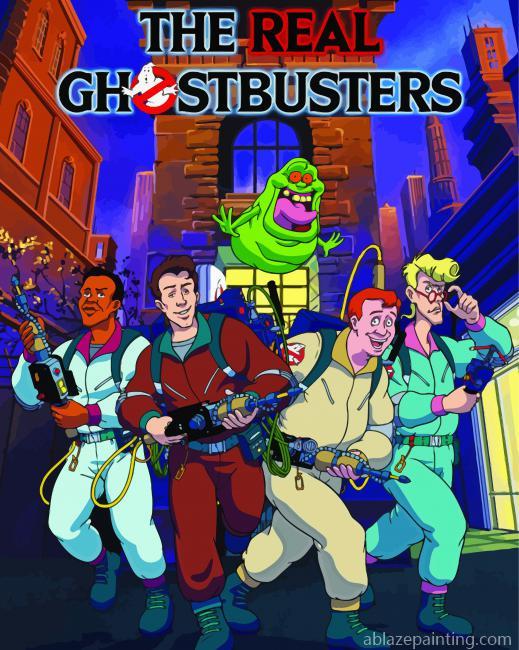 The Real Ghostbusters Animation Poster Paint By Numbers.jpg