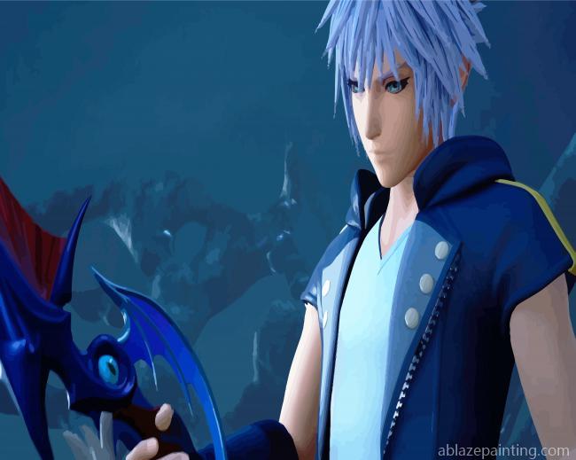 Riku Video Game Character Paint By Numbers.jpg