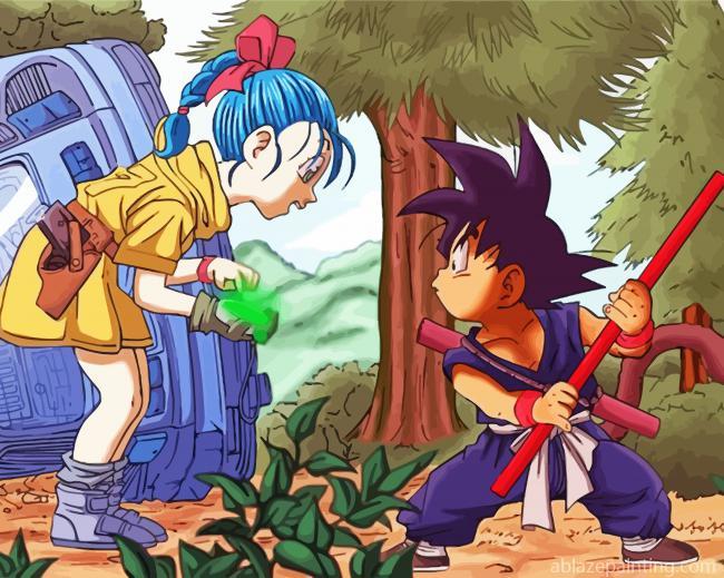 Son Goku And Bulma Paint By Numbers.jpg